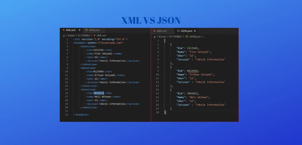 XML vs JSON