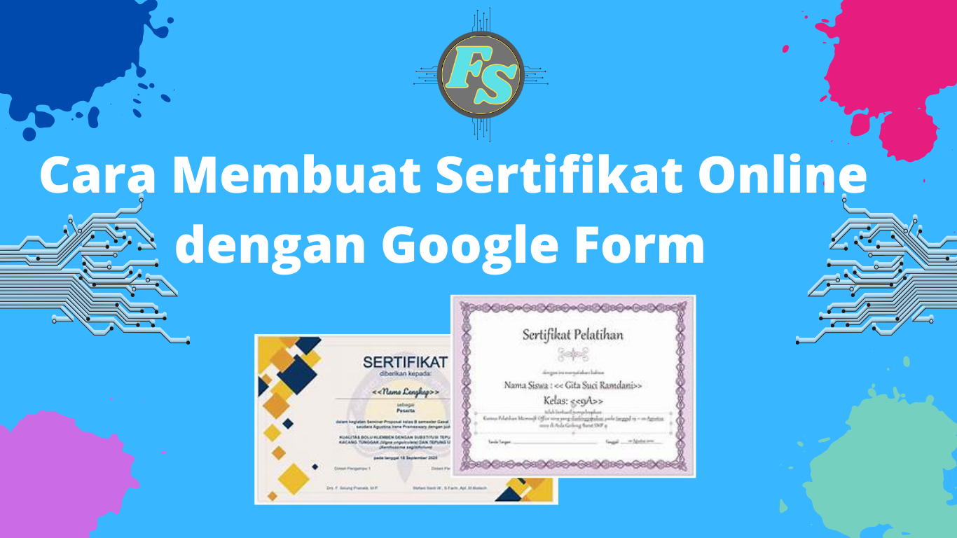 membuat sertifikat online dengan google form