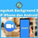 mengubah background zoom di hp Android dan iPhone iOS