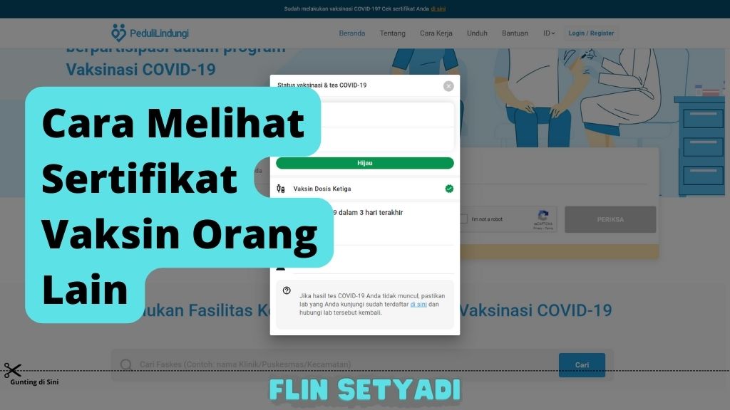 Cara Melihat Sertifikat Vaksin Orang Lain