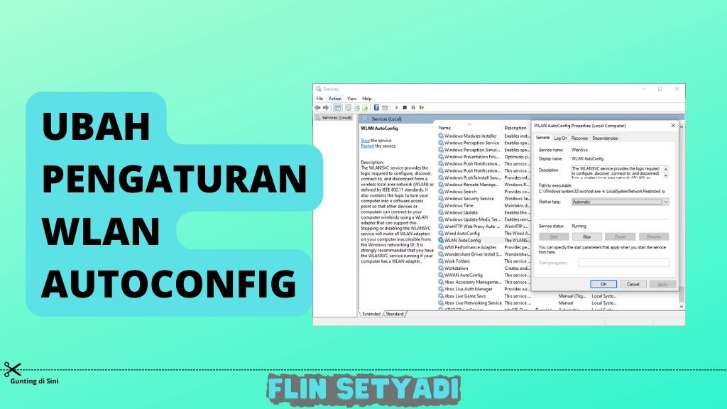 Ubah Pengaturan WLAN AutoConfig