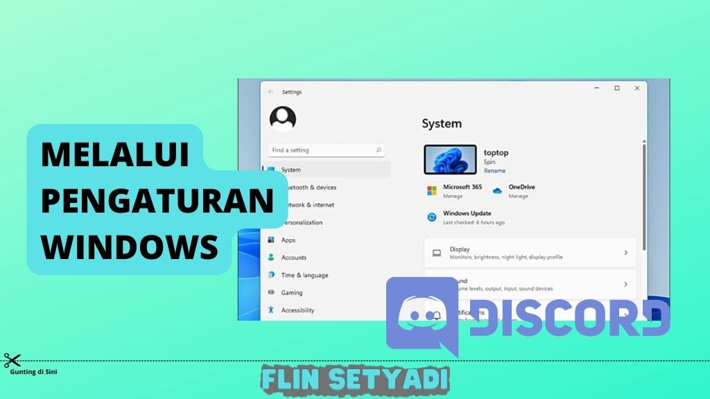 Mematikan Discord auto start melalui pengaturan windows