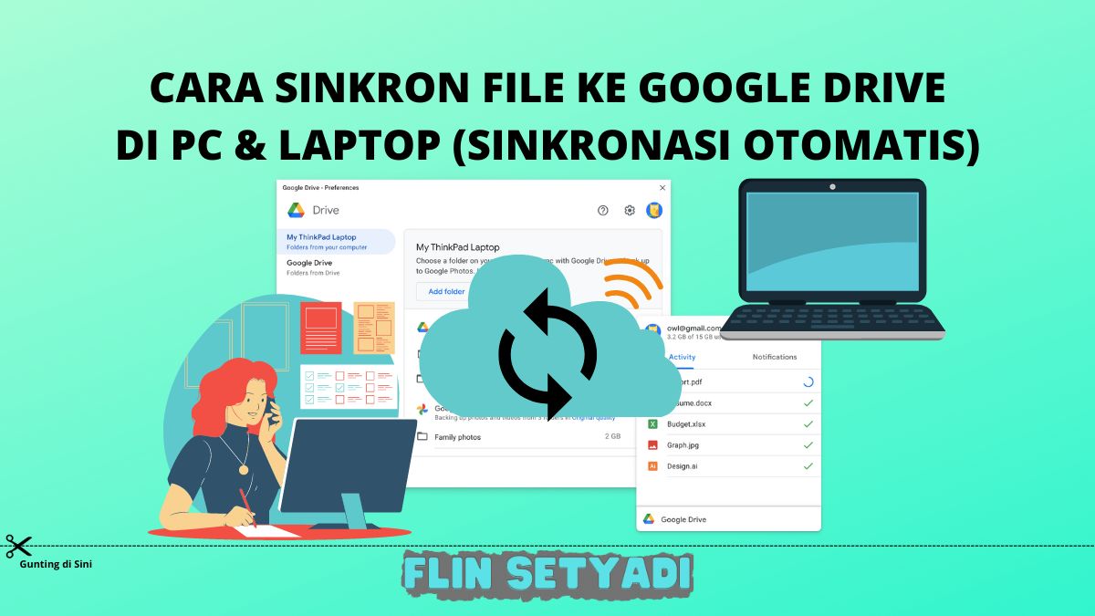 Cara Sinkron File ke Google Drive di PC & Laptop (Sinkronasi Otomatis)