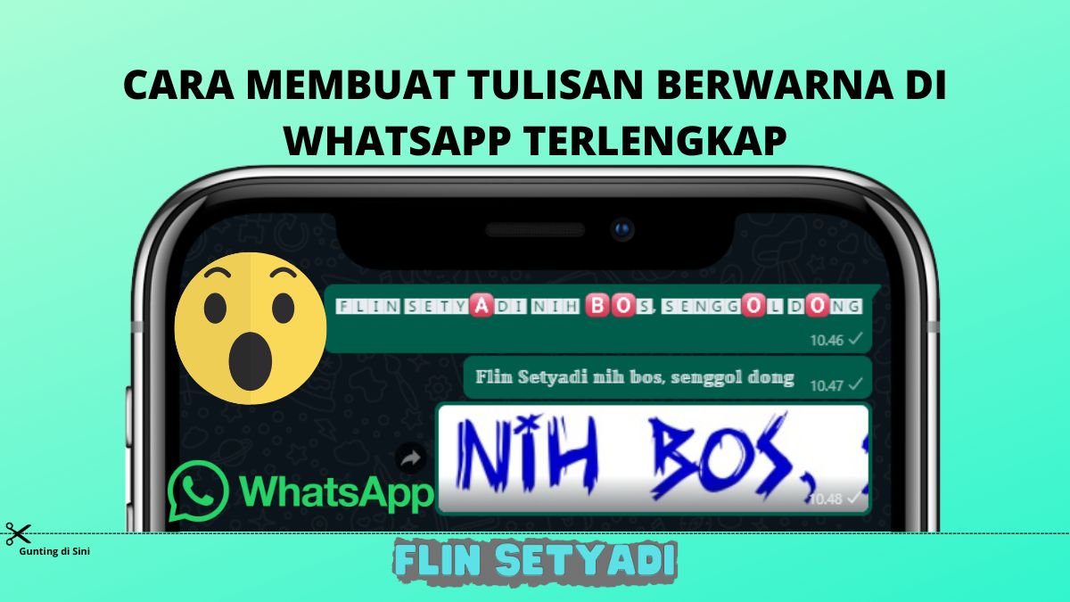 Cara Membuat Tulisan Berwarna di WhatsApp Terlengkap