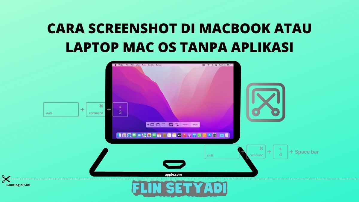 Cara Screenshot di MacBook atau Laptop Mac OS Tanpa Aplikasi