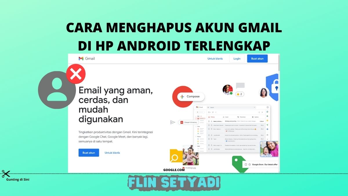 Cara Menghapus Akun Gmail atau hapus email google di HP Android Terlengkap