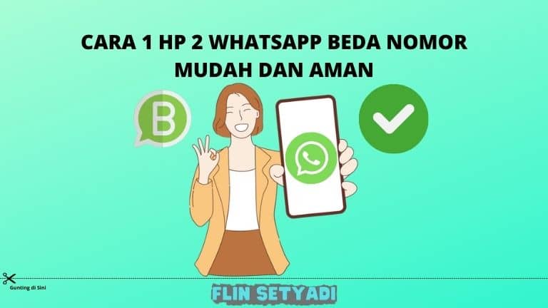 1 hp 2 whatsapp beda nomor di iphone