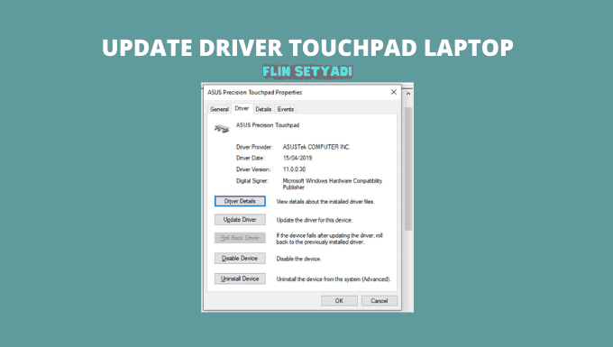 Update Driver Touchpad Laptop